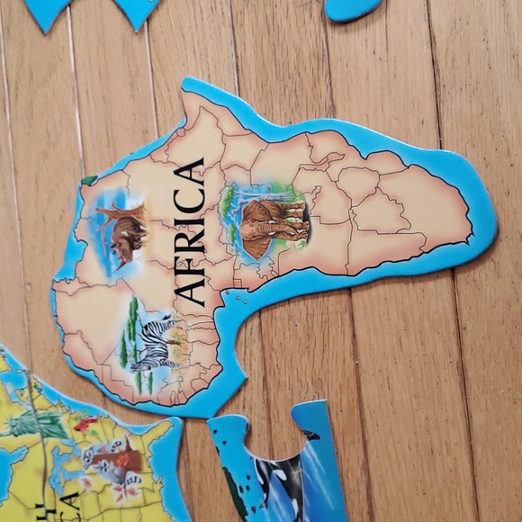 World map 33 piece floor puzzle - Picture 4 of 8